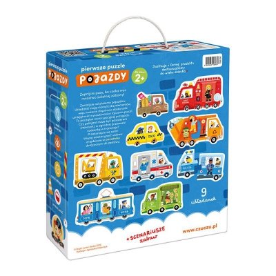 CzuCzu Układanka Pierwsze puzzle - Pojazdy