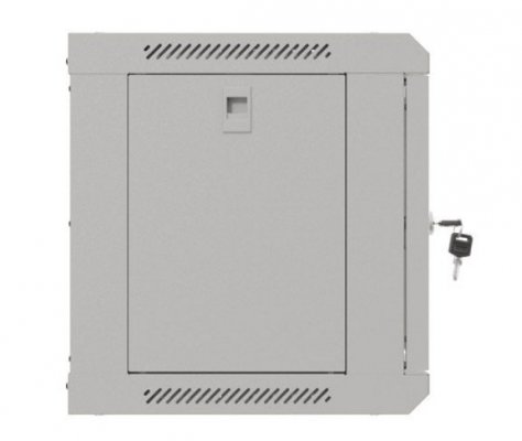 Lanberg Szafa instalacyjna rack wisząca 19&quot; 6U 540x350 szara drzwi przeszklone ( flat pack)