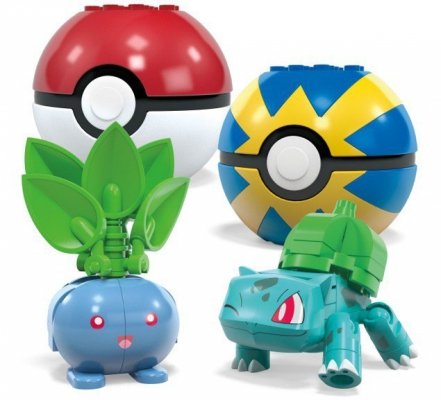 Mega Bloks Klocki Pokemon Drużyna Trawiastego