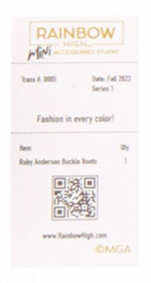 MGA Akcesoria  Rainbow High Buty display 27 sztuk