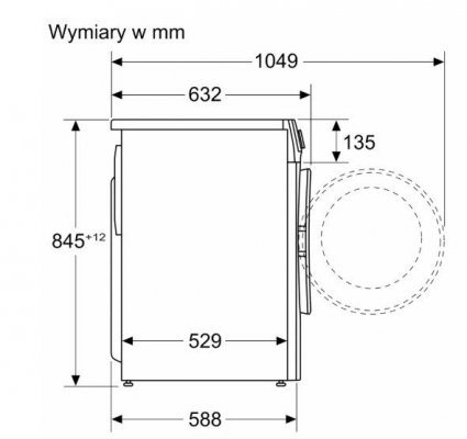 Bosch Pralka wolnostojąca WGE02201PL