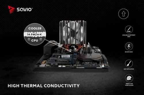 Savio Pasta termoprzewodząca Glacier 14,5 W/mK, 4g TG-04