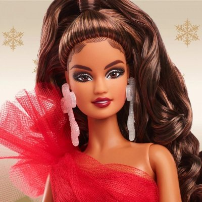 Mattel Lalka Barbie Holiday brunetka