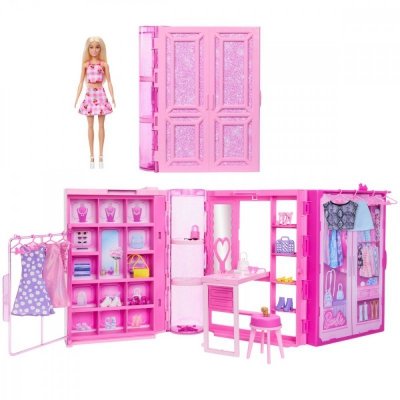 Mattel Lalka Barbie Zestaw Szafa marzeń 3.0