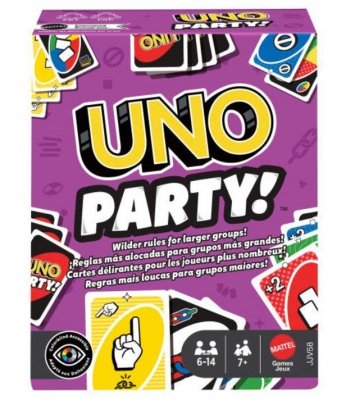 Mattel Gra UNO Party Imprezowa refresh