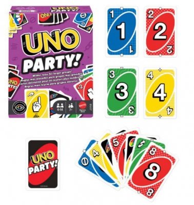 Mattel Gra UNO Party Imprezowa refresh