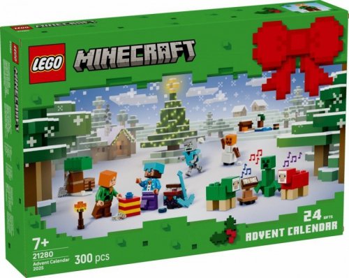 LEGO Klocki Minecraft 21280 Kalendarz adwentowy: Minecraft
