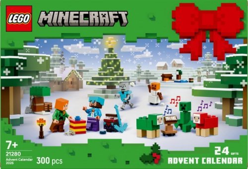 LEGO Klocki Minecraft 21280 Kalendarz adwentowy: Minecraft