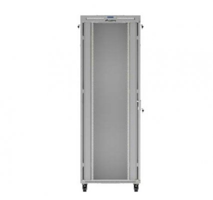 Lanberg Szafa instalacyjna rack stojąca 47U 800x1000 szara  drzwi        przeszkolne  LCD ( flat pack) V2