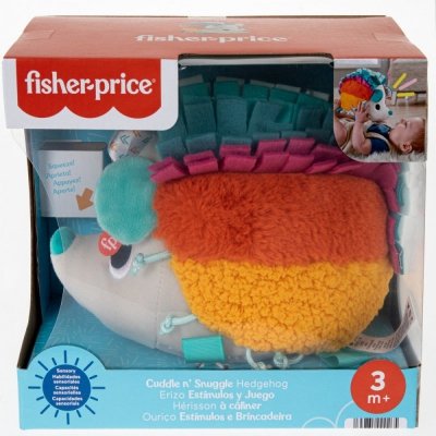 Fisher Price Sensoryczna przytulanka Kolorowy jeż