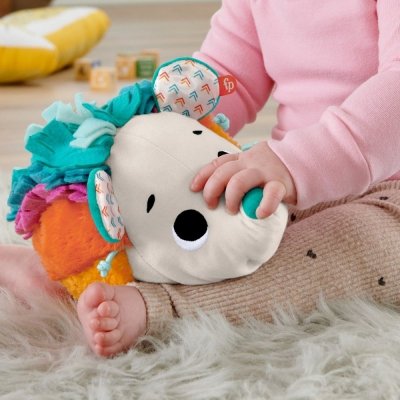 Fisher Price Sensoryczna przytulanka Kolorowy jeż