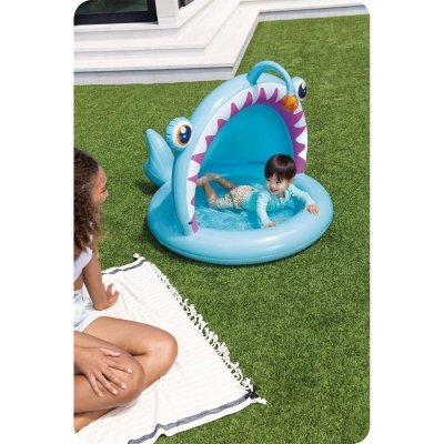 Brodzik z daszkiem Rybka-wędkarz 102 x 94 cm Intex 58419