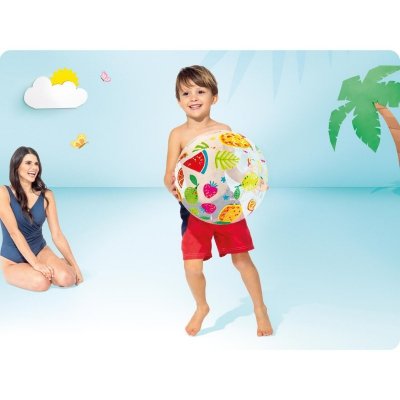 Dmuchana piłka plażowa owoce 51 cm INTEX 59040