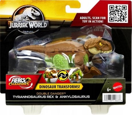 Jurassic World Fierce Changers Dinozaur 2w1 HLP06