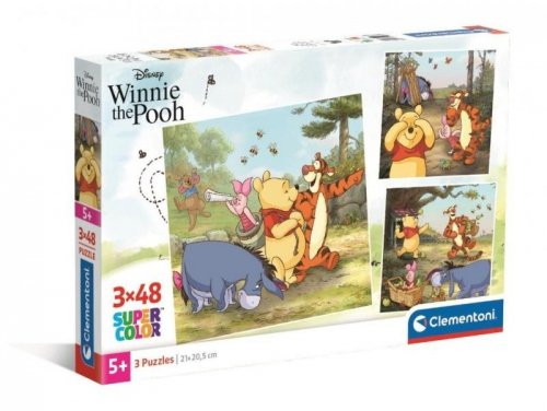 Puzzle 3x48 Super Kolor Winnie The Pooh