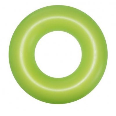 Dmuchane Koło do pływania dla dzieci 10+ Neon Zielony BESTWAY 91cm