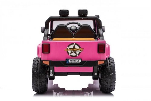 Pojazd Jeep Monster Różowy