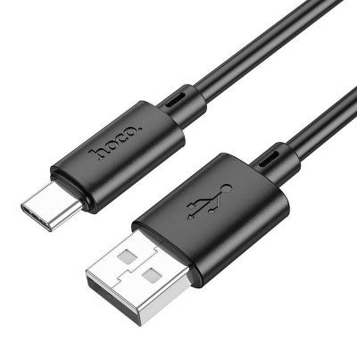 Kabel USB A do USB C Hoco 3A 1 m X88 czarny