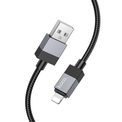 Kabel USB A do Lightning Hoco 2,4A 1 m X110 czarny
