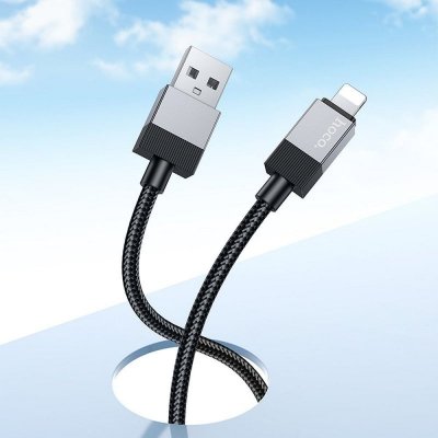Kabel USB A do Lightning Hoco 2,4A 1 m X110 czarny