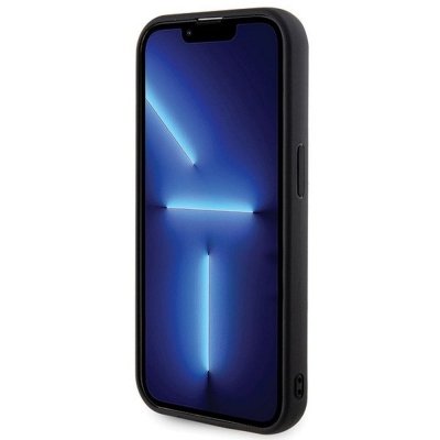 GUESS futerał do IPHONE 15 Pro Max GUHCP15XPSQSQSK (Quilted Metal Logo) czarny