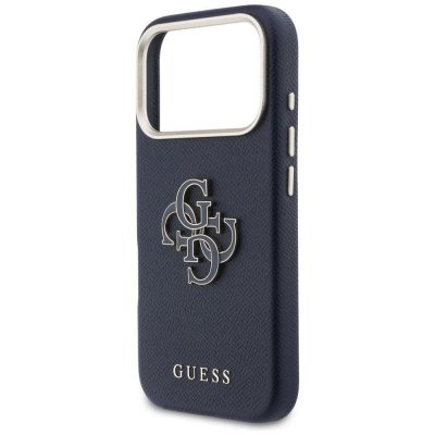 GUESS futerał do IPHONE 17 Pro GUHCP17L5PS4RGGB (PU FW Resin Logo) niebieski