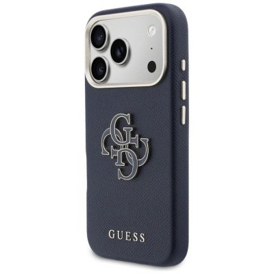 GUESS futerał do IPHONE 17 Pro GUHCP17L5PS4RGGB (PU FW Resin Logo) niebieski
