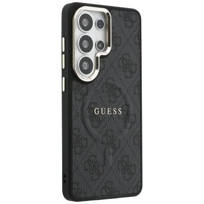 GUESS futerał do SAMSUNG S26 Ultra GUHMS26LP4MSEGCK (4G Embossed Ring MagSafe) czarny