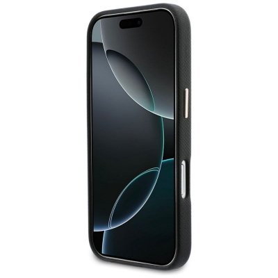 KARL LAGERFELD futerał do IPHONE 17 kompatybilny z MagSafe KLHMP17S5PGFKHGK (PU FW W/ KHead Logo) czarny