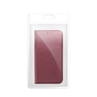 Etui z klapką na Oppo Reno 13 5G Smart Magneto burgundowe