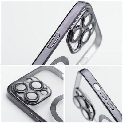 Futerał do iPhone 17 AIR Electro Mag Cover zgodny z MagSafe czarny