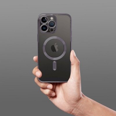 Futerał do iPhone 17 AIR Electro Mag Cover zgodny z MagSafe czarny