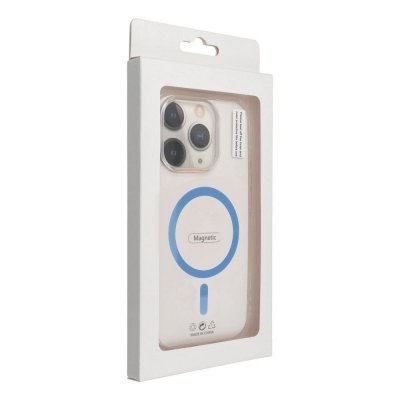 Etui na Samsung S25 PLUS Drop Glue Colorful Ring Mag Cover zgodny z MagSafe jasnoniebieskie