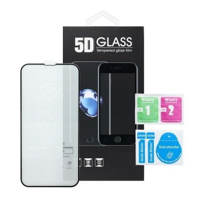 5D Full Glue Tempered Glass - do Xiaomi Redmi 12 / Redmi 13 czarny