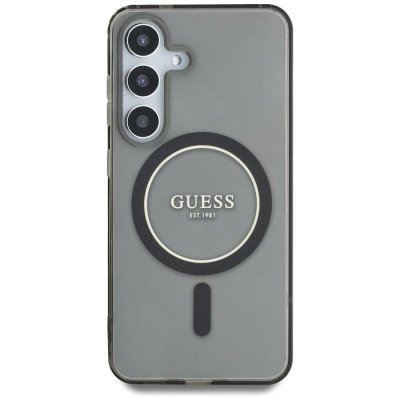 GUESS futerał do SAMSUNG S25 GUHMS25SHFGEREK (Magnetic IML Glitter Circle) czarny