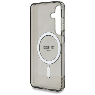 GUESS futerał do SAMSUNG S25 GUHMS25SHFGEREK (Magnetic IML Glitter Circle) czarny