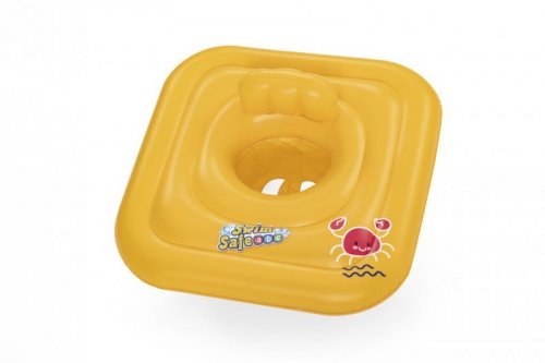 Dmuchane Siedzisko do pływania dla niemowląt 1-2 lat BESTWAY Kwadrat 76x76cm + Pielucha
