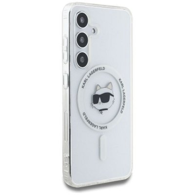 KARL LAGERFELD futerał do SAMSUNG S25 Plus KLHMS25MHLSCHH (Magnetic IML Metal Choupette Head) biały
