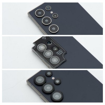Szkło na aparat BLUE STAR Easy Install do SAMSUNG S26 ULTRA czarne