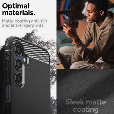 SPIGEN futerał RUGGED ARMOR do SAMSUNG A16 4G / 5G matte black