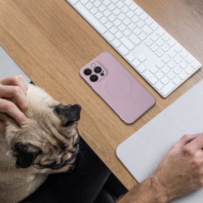 Futerał do Samsung A27 Silicone Mag Cover zgodny z MagSafe zielony