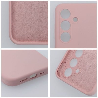 Futerał do Samsung S24 Silicone 2mm pudrowy róż