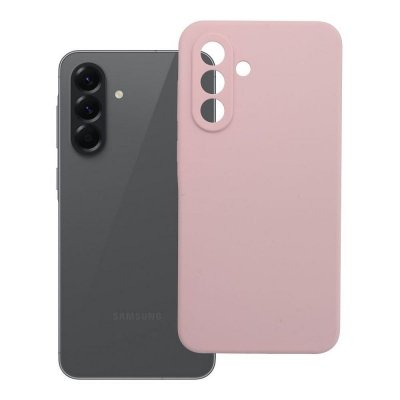 Futerał do Samsung A56 5G Silicone 2mm pudrowy róż
