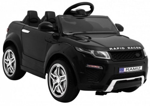 Autko Rapid Racer elektryczne dla dzieci, Czarny SUV + Pilot