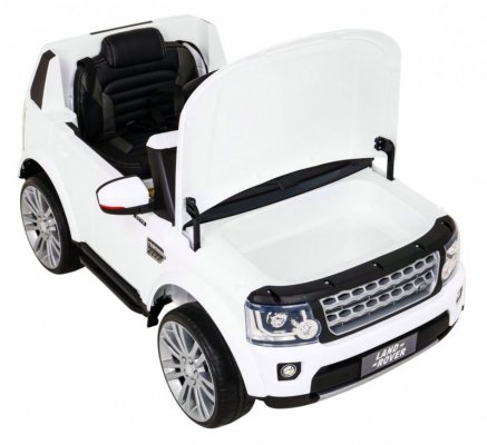 Land Rover Discovery Autko elektryczne dla dzieci Biały SUV + Pilot