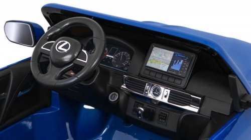 Lexus LX570 Lakierowane Autko dla 2 dzieci Niebieski SUV + Pilot