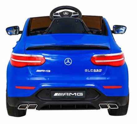 Mercedes Benz GLC63S dla dzieci Niebieski SUV z pilotem