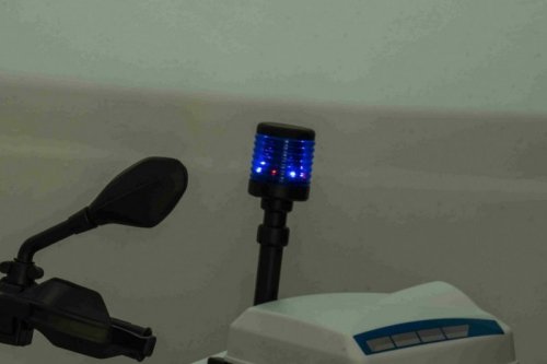 Motor Policyjny BMW F850 GS na akumulator dla dzieci + Kółka pomocnicze + Syrena + Światła + 2 Kufry + Wolny Start
