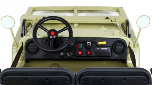 Autko Wojskowe Retro dla 3 dzieci Matcha 4x4