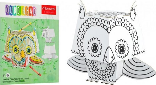 &quot;Sowa&quot; kolorowanka-składanka 3D dla dzieci